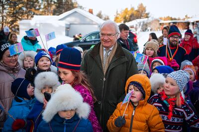 King Carl XVI Gustaf of Sweden became heir apparent to the Swedish throne at the age of four. AFP