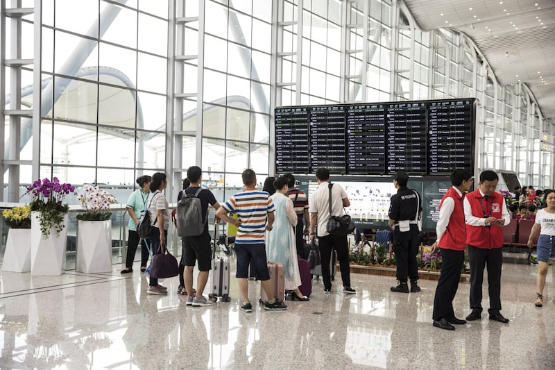 Guangzhou Baiyun International Airport in China. Bloomberg