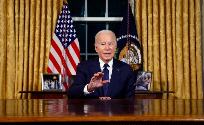 US President Joe Biden condemned a rise in Islamophobia and anti-Semitism after the October 7 Hamas attack and the Israeli military's response. AP