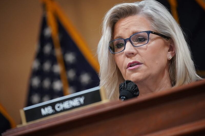 'There will come a day when Donald Trump is gone, but your dishonour will remain.'

Congresswoman and January 6 committee vice chairwoman Liz Cheney to Republican colleagues who have defended Mr Trump's claims of election fraud. AFP