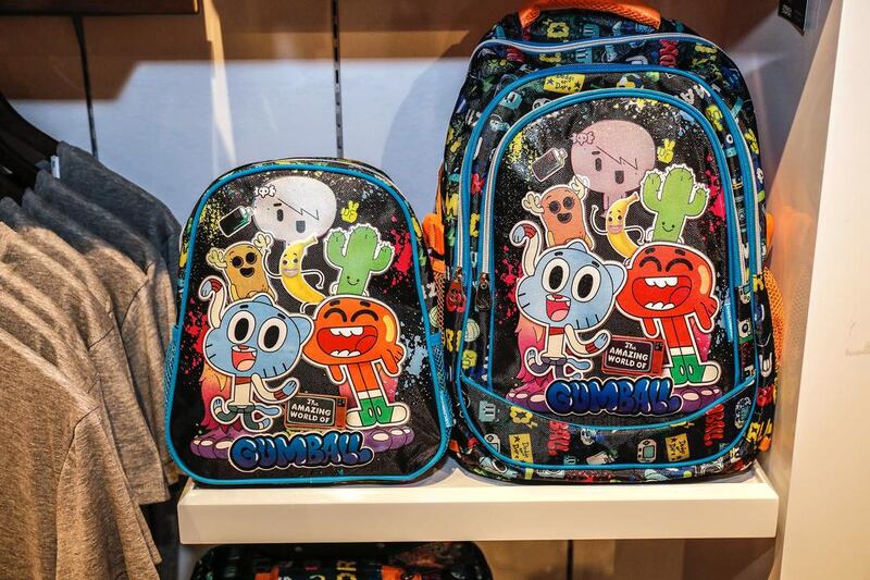 Gumball backpacks at a souvenir shop. Victor Besa for The National