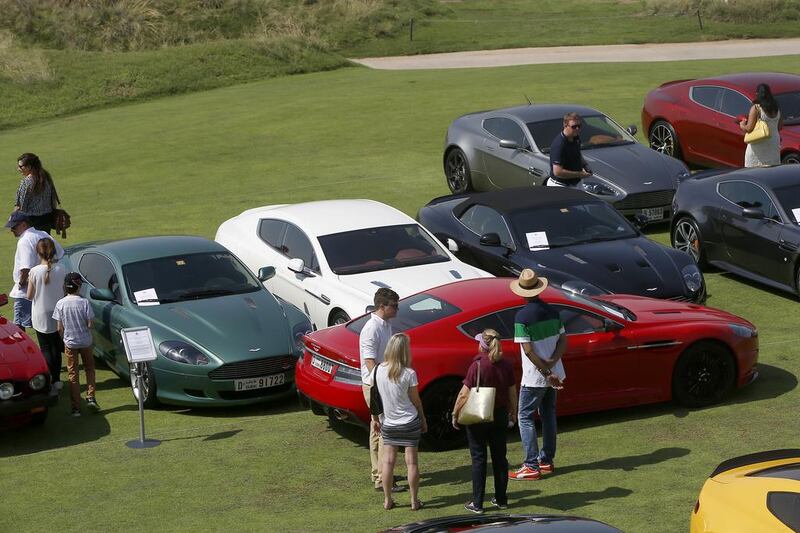 The event brought together more than 30 cars, from vintage models to the latest Astons.