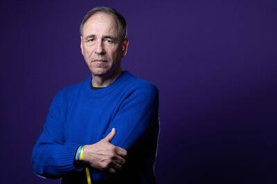 British writer Anthony Horowitz worries about the dwindling number of libraries for children in the UK. AFP