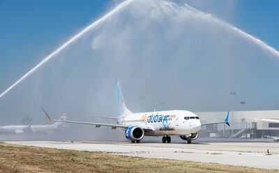 The inaugural flydubai flight touched down in Beirut in 2009. Photo: flydubai