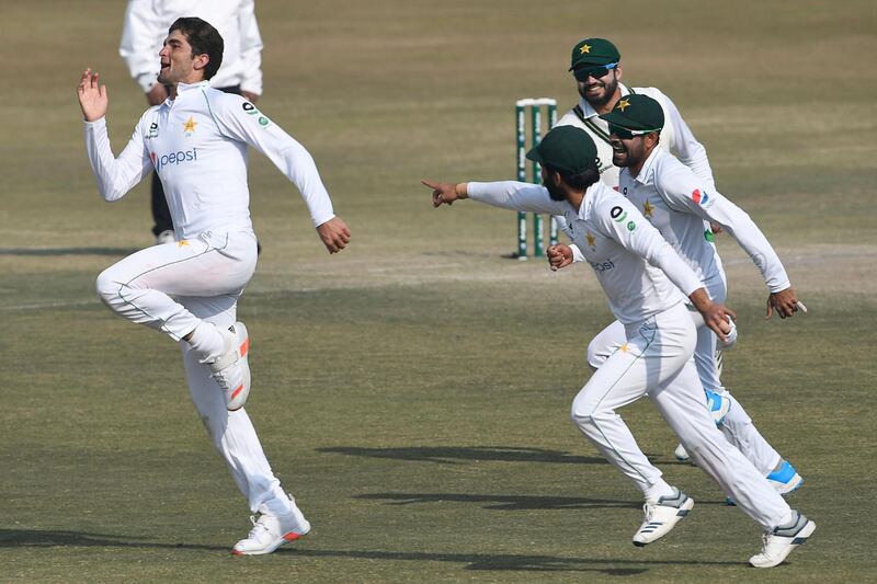 Pakistan's Shaheen Afridi picked up four wickets in the second innings. AFP