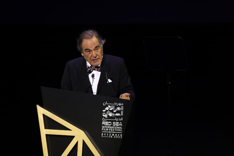 Oliver Stone, president of the Red Sea Features Competition Jury