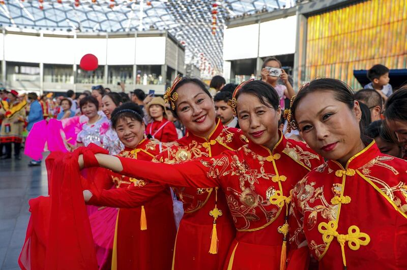 Dubai, UAE, February 16, 2018.  1500 people to attend Chinese New Year parade at City Walk.
Victor Besa / The National
National