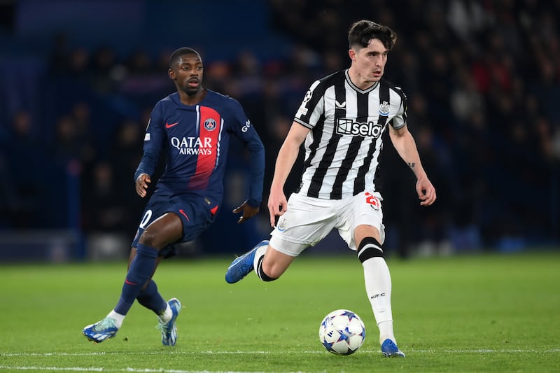 The primary catalyst for Newcastle's goal as he went on a mazy run that pulled PSG’s defence out of shape before laying the ball off to Almiron. Must have felt aggrieved after he was penalised for a harsh handball in the penalty area in injury time.  Getty Images