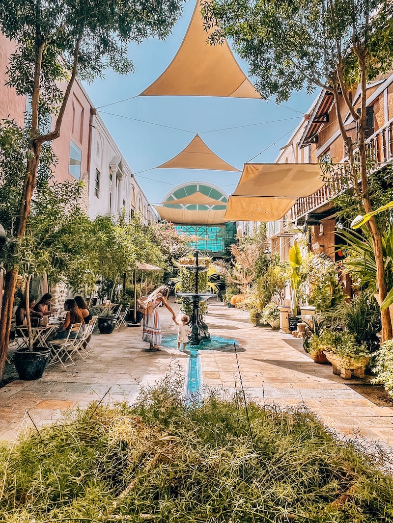 Courtyard in Al Quoz, Dubai is a mini oasis in an industrial area of the city