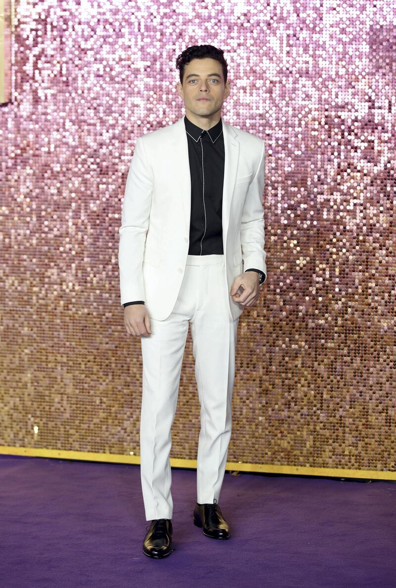 LONDON, ENGLAND - OCTOBER 23:  Rami Malek attends the World Premiere of 'Bohemian Rhapsody' at The SSE Arena, Wembley on October 23, 2018 in London, England.  (Photo by Mike Marsland/Mike Marsland/WireImage)
