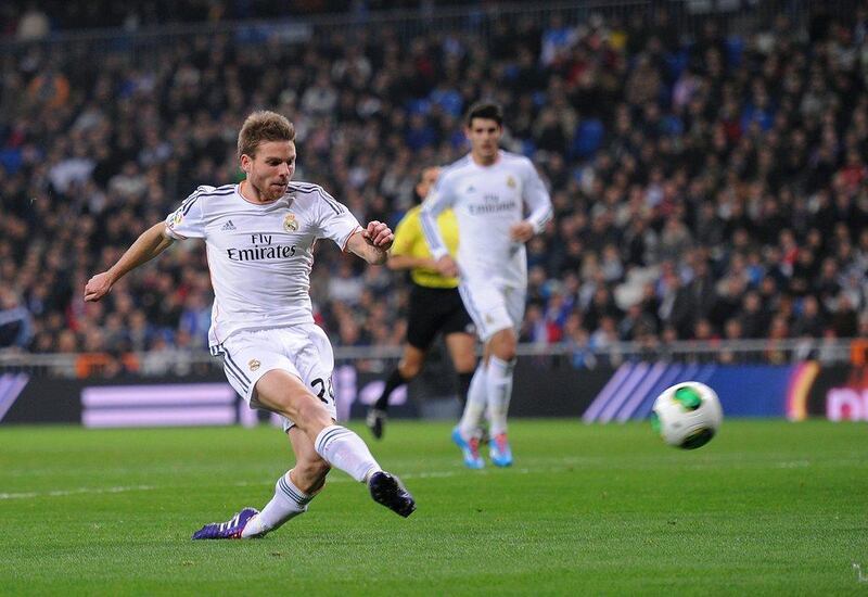 Asier Illaramendi scored Madrid's first goal on Wednesday night. Denis Doyle / Getty Images