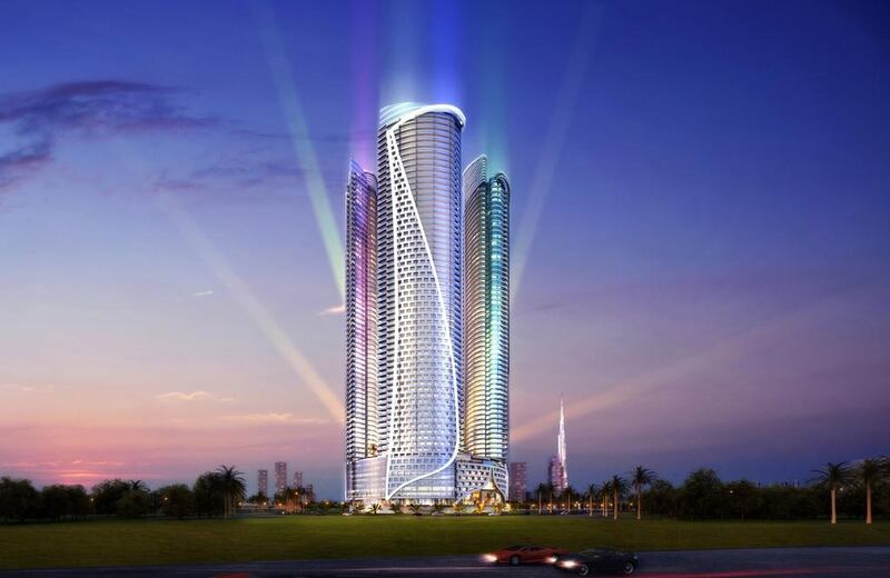 Damac is to bring Paramount Hotels and Resorts to Abu Dhabi. Pictured, Damac Towers in Dubai. Courtesy Damac