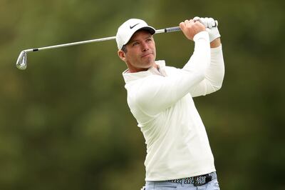 MAMARONECK, NEW YORK - SEPTEMBER 18: Paul Casey of England plays his shot from the third tee during the second round of the 120th U.S. Open Championship on September 18, 2020 at Winged Foot Golf Club in Mamaroneck, New York. (Photo by Gregory Shamus/Getty Images)