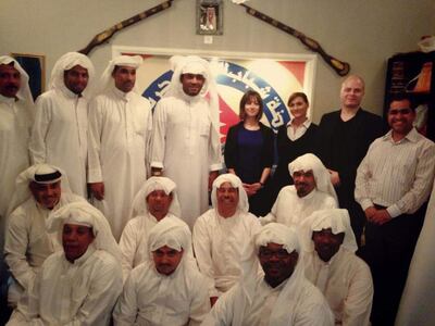 Yazz Ahmed meets the Bahraini pearl divers, after seeing them play a gig in 2014. Yazz Ahmed