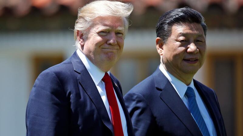 Donald Trump threatened 10 per cent tariffs on China on Thursday. AP