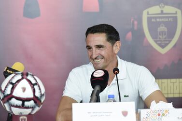 Manuel Jimenez was unveiled as manager of Al Wahda on Tuesday, October 4, 2022. – Al Wahda