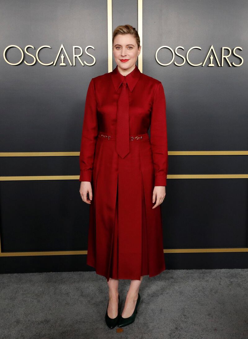 Greta Gerwig arrives for the 92nd Oscars Nominees Luncheon in Hollywood, California, on January 27, 2020. Reuters