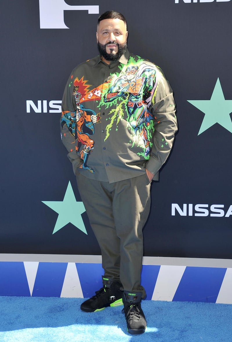 DJ Khaled arrives at the BET Awards on June 23, 2019, in Los Angeles. AP