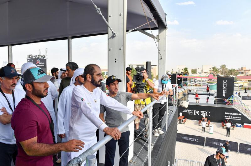 DUBAI, 4th April, 2019 (WAM) -- Sheikh Mohammed bin Rashid Al Maktoum, Vice President, Prime Minister and Ruler of Dubai, attended today the second edition of Gov Games 2019 in Dubai, which are being held under the patronage and participation of Sheikh Hamdan bin Mohammed bin Rashid Al Maktoum, Crown Prince of Dubai and Chairman of Dubai Executive Council. Wam
