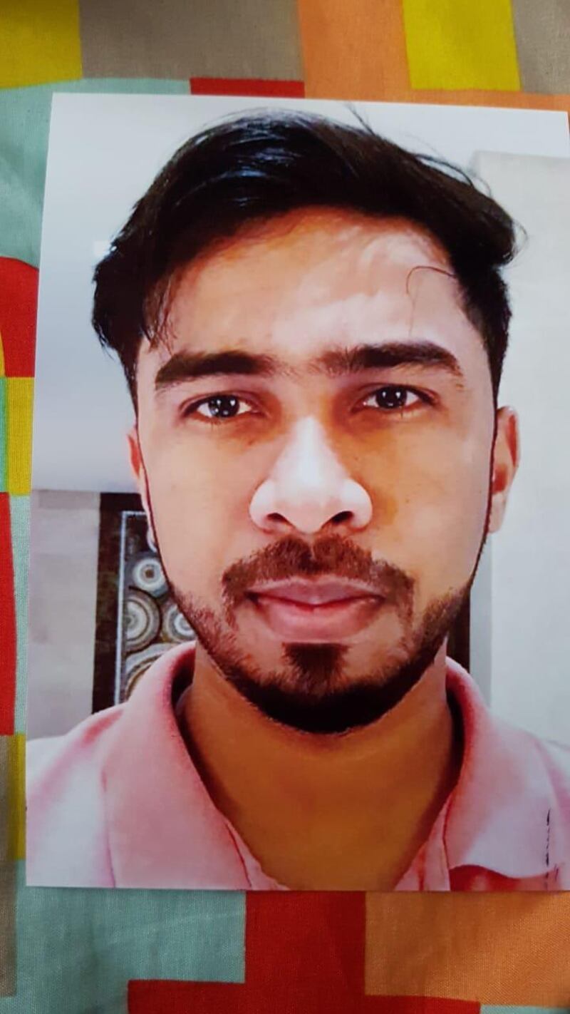 Saleem Hussain, 26, has been missing in Abu Dhabi since July 21, 2019