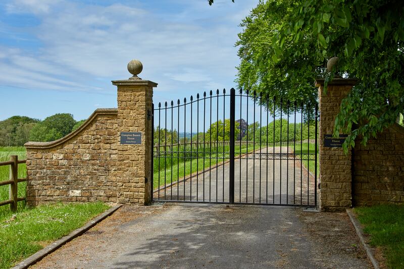 The property offers total privacy behind its gates