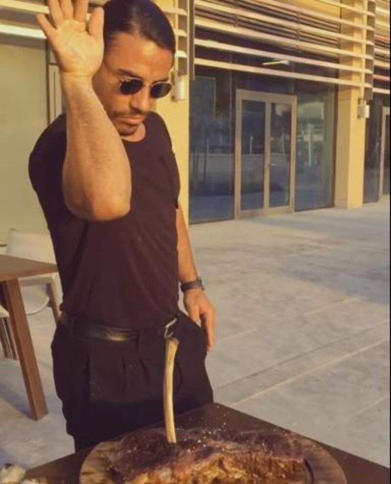 Salt Bae has a chain of restaurants all over the world including in Abu Dhabi and Dubai. YouTube