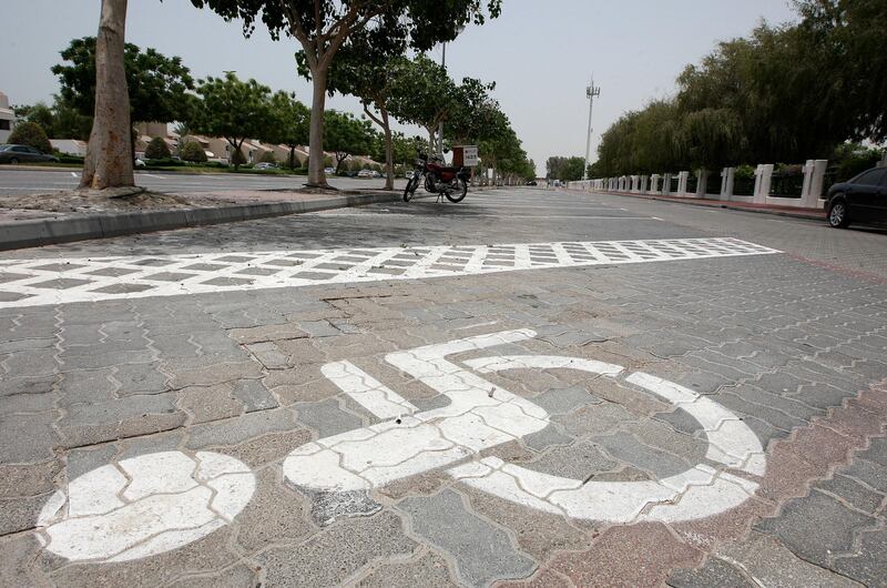 DUBAI, UNITED ARAB EMIRATES Ð June 3: Sign for disabled parking space at Safa park in Dubai. (Pawan Singh / The National) *** Local Caption ***  PS05- PARKING.jpgPS05- PARKING.jpg