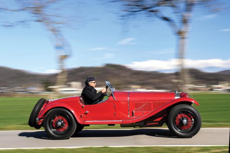 1930 Alfa Romeo 6C 1750 Gran Sport Spider 4th Series (€2.2m to €2.6m [Dh8.8m to Dh10.5m]). Courtesy RM Sotheby’s