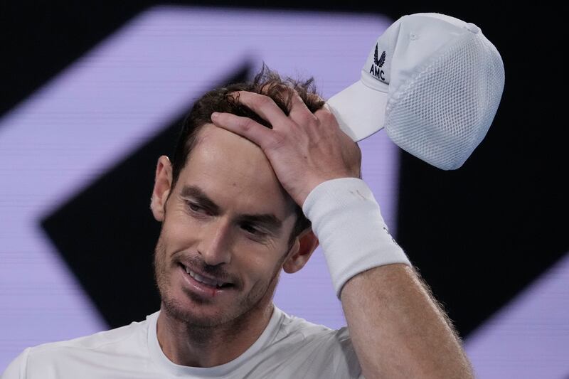 Andy Murray battles for  more than five hours. AP