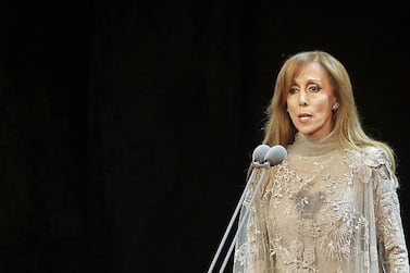 Fairuz performs in Beirut in 2010. Courtesy AFP