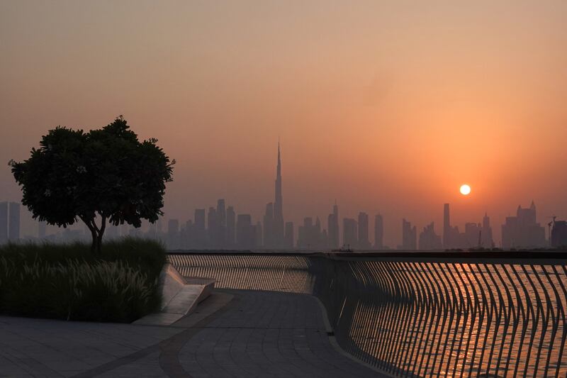 The Dubai skyline. High demand for properties and a limited supply are contributing to a sellers’ market in the UAE, experts say. Reuters