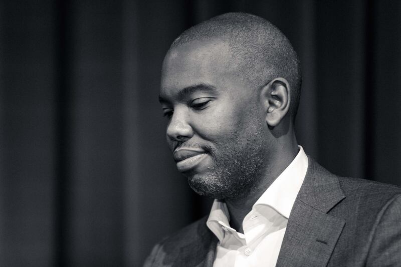 On Wednesday, November 16, in the Ira Aldridge Theater at Howard University, Ta-Nehisi Coates, writer, journalist, and educator, speaks on a panel,  &quot;Post-Election Reflections&quot;.(Photo by Cheriss May/NurPhoto via Getty Images)
