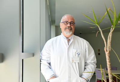 Dr Haluk Kulaksizoglu, consultant urologist at the Neuro Spinal Hospital in Dubai. Khushnum Bhandari / The National
