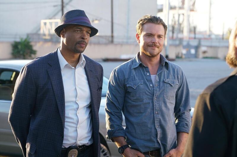 Damon Wayans, left and Clayne Crawford in Lethal Weapon. Richard Foreman / FOX / OSN 