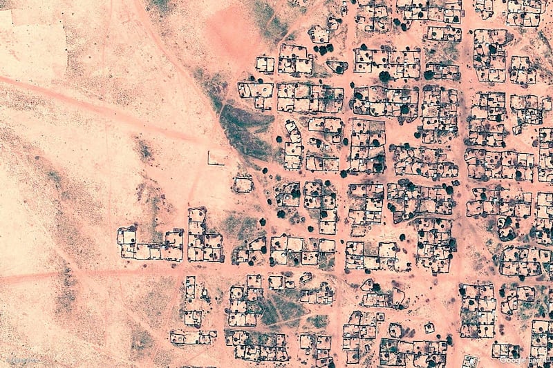 Al Fasher, Sudan. Maxar Technologies / Google