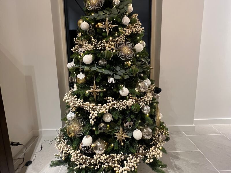 Save money by opting for fewer oversized decorations, or embrace sustainability by renting your decor for the season. Photo: Aoife Baxter / Pixie Styling Dubai