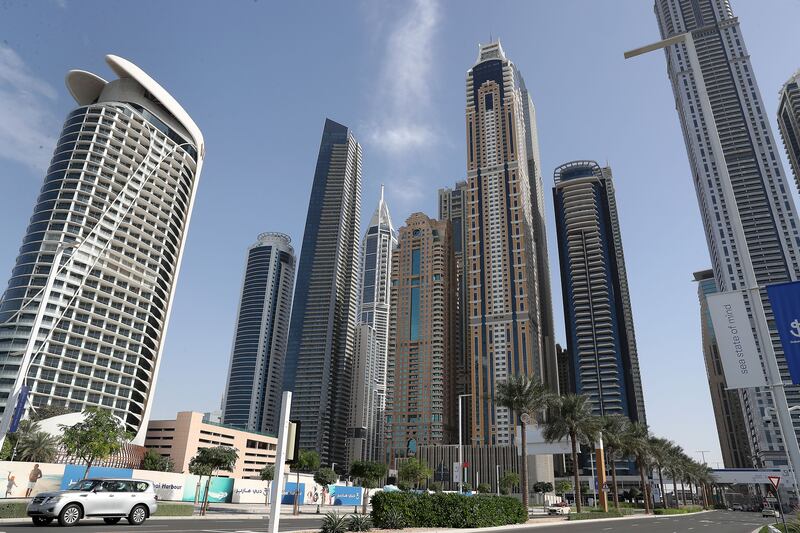 Average apartment rents in Dubai surged 21.9 per cent annually in July, a report has said. Pawan Singh / The National