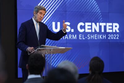US Special Envoy for Climate John Kerry. Getty.