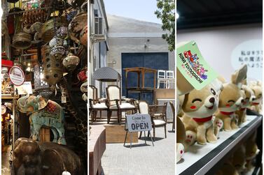 Antique Museum; La Brocante and Kirakuya are some offbeat stores located in Dubai. Pictures: Pawan Singh for The National/ La Brocante