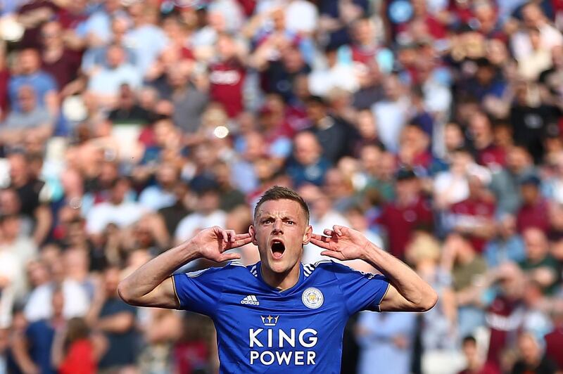 Leicester City 2 Arsenal 1, Sunday, 3pm. Arsenal’s away form has been poor for much of the season. Given Leicester’s improvement under Brendan Rodgers and the goals of Jamie Vardy, pictured, this could be another loss on the road for Unai Emery. Getty
