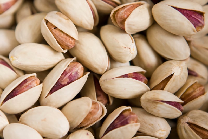 Pistachios are healthy nuts that may decrease hypertension. Reuters