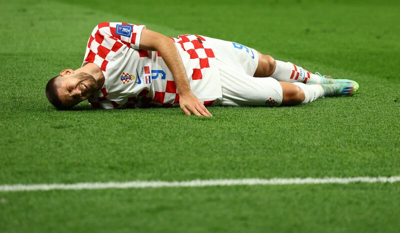 Andrej Kramaric - 6. Croatia’s target man wasn't at his peak and his best chance was a strong header which was caught well by Bounou. He was later forced off by injury in the second half. Reuters

