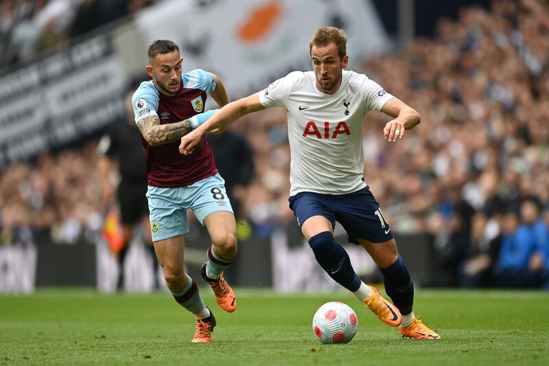 Josh Brownhill - 7: Like Cork, relentless workrate from midfielder chasing and harrying Spurs as home side dominated possession. Fine free-kick into box from right picked out Long for his header wide just after break. Getty