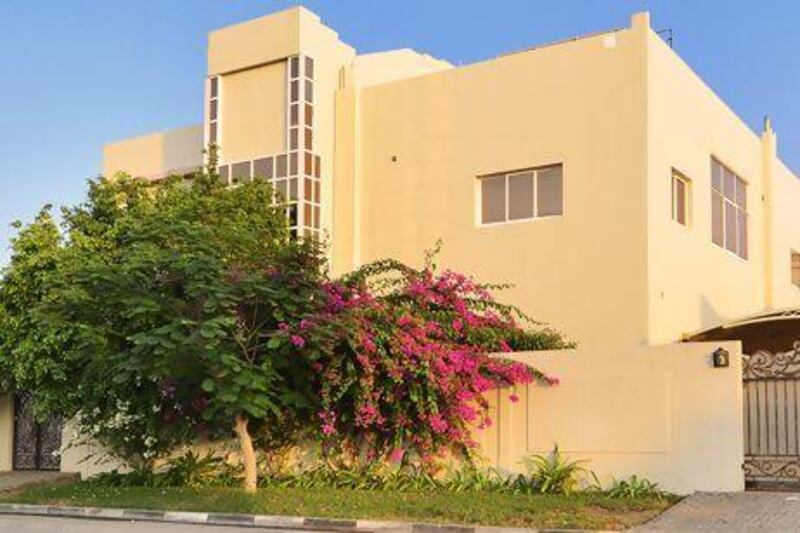 The 9,877 square foot villa is in Jumeirah 3, close to the Spinneys on Al Wasl Road. Courtesy Better Homes