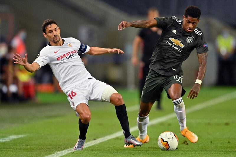 Marcus Rashford 5. Won penalty. Free-kick from distance on target before half time. Shot wide, ran into dead ends. Needless booking. Needs to be clinical to win the biggest trophies.  Getty Images