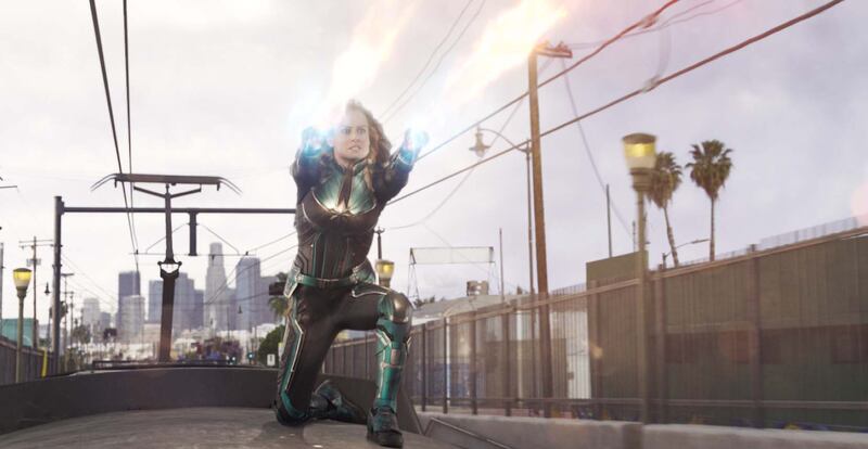 Marvel Studios' CAPTAIN MARVEL..Captain Marvel (Brie Larson). Photo: Film Frame / Marvel Studios
