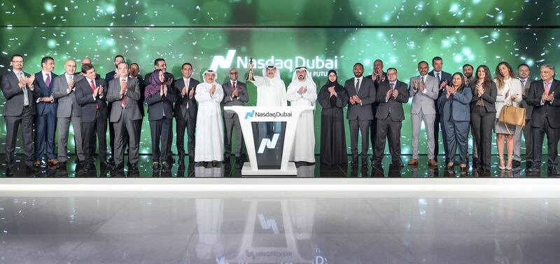 Nasdaq Dubai on Wednesday launched futures trading on the shares of 12 leading Saudi Arabian companies. Courtesy Nasdaq Dubai