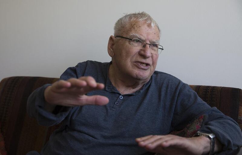 Meron Benvenisti, an Israeli administrator to East Jerusalem who later served as deputy mayor, was part of the decision to destroy the Moroccan Quarter. He witnessed the demolition first-hand. 'It was inevitable, absolutely inevitable,' he told The National, sitting on a brown couch in his apartment in an assisted living facility outside of Jerusalem on May 25, 2017. Heidi Levine For The National