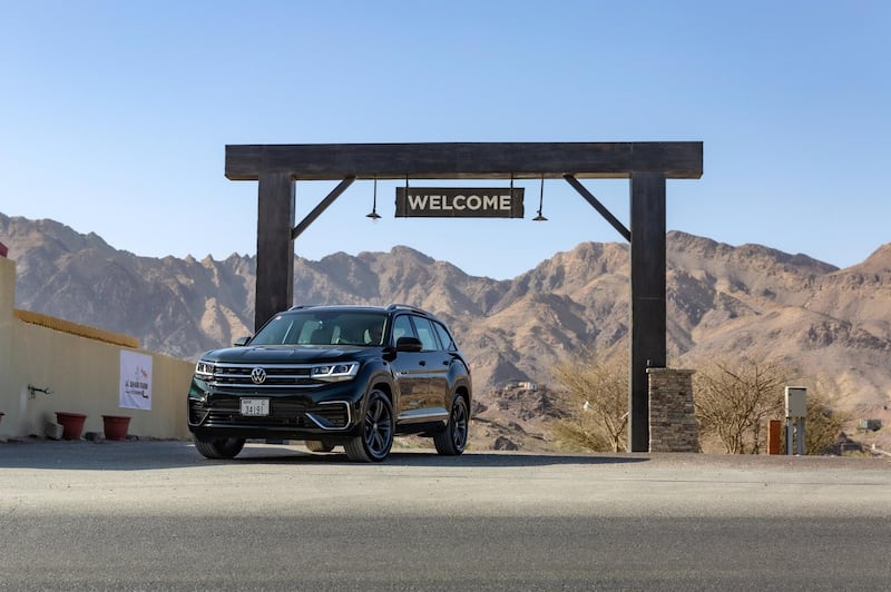The first Teramont arrives at the Hatta Wadi Hub, an adventure park in the region. All photos courtesy Volkswagen Middle East