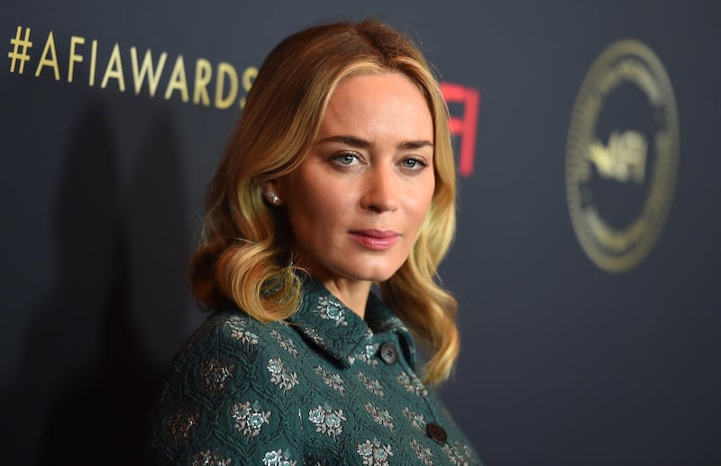 Emily Blunt arrives at the 2019 AFI Awards at The Four Seasons on Friday, Jan. 4, 2019, in Los Angeles. (Photo by Jordan Strauss/Invision/AP)